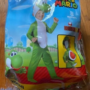 Toddler Boys Yoshi Costume - Super Mario Brothers- size 3T-4T